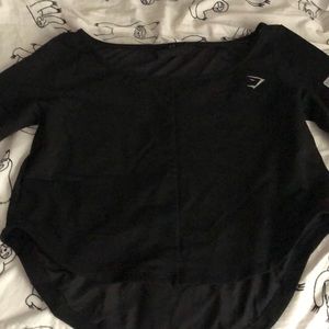 Gymshark Nikki Blackketter long sleeve mesh back